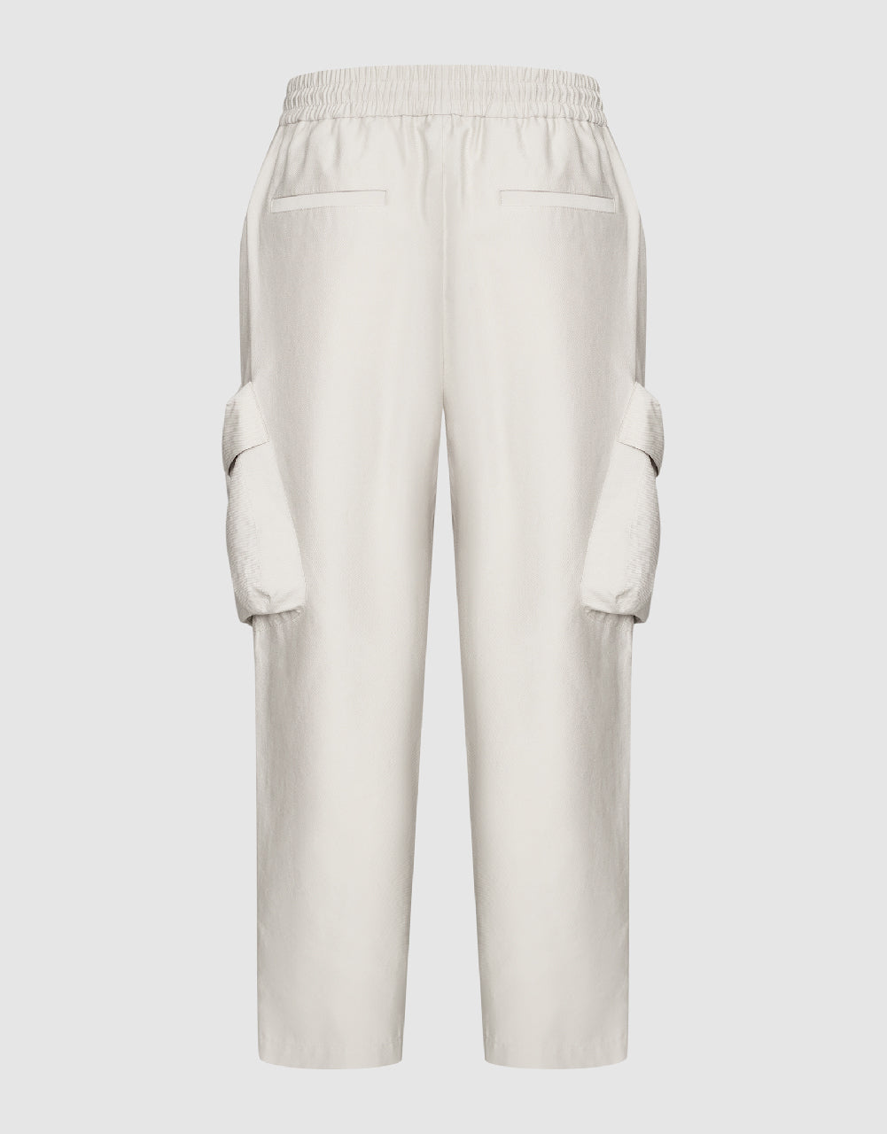 Drawstring Waist Straight Pants