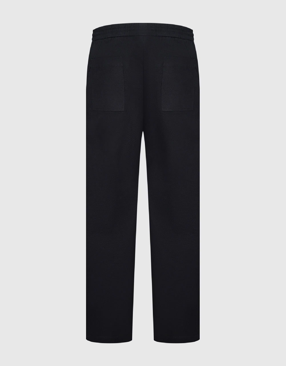 Drawstring Waist Straight Pants