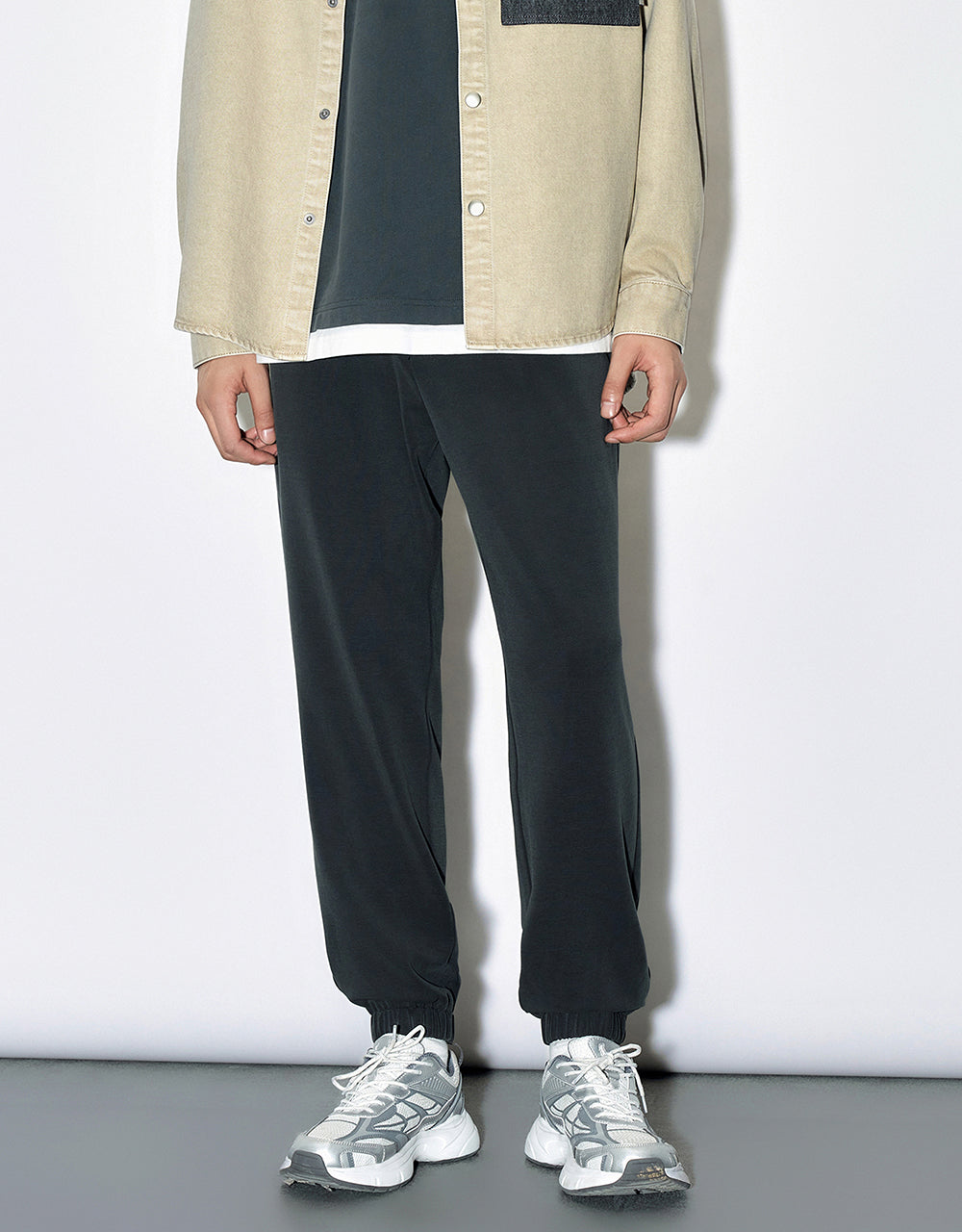 Drawstring Waist Jogger Pants