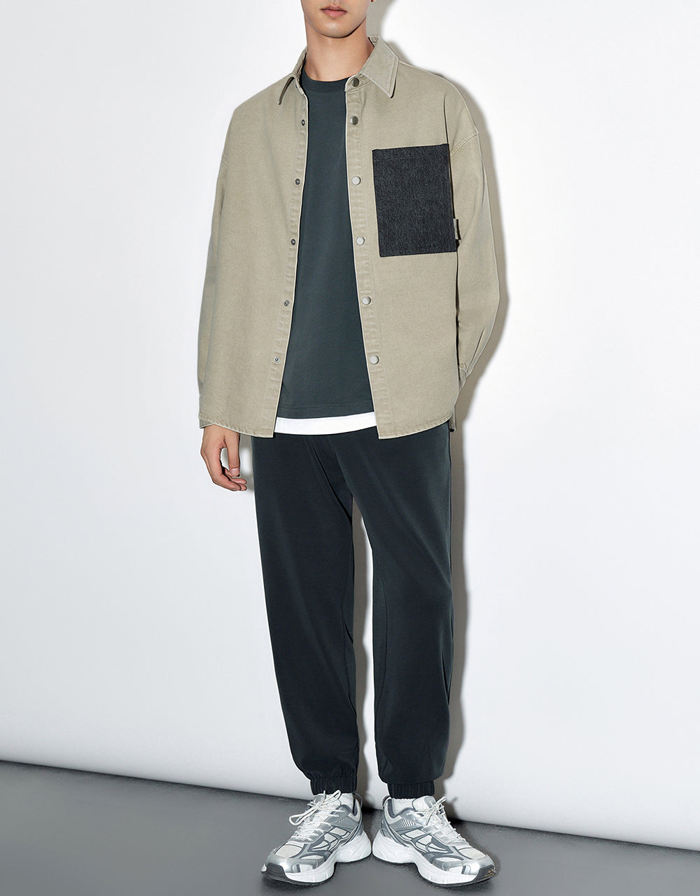 Drawstring Waist Jogger Pants