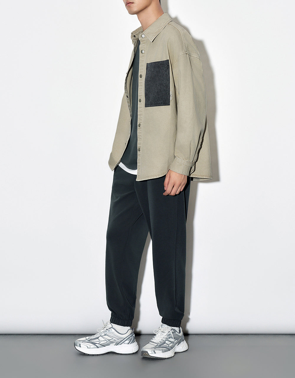 Drawstring Waist Jogger Pants