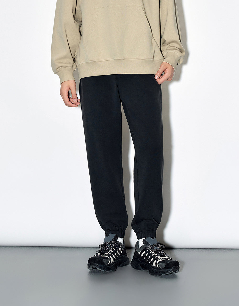 Drawstring Waist Jogger Pants