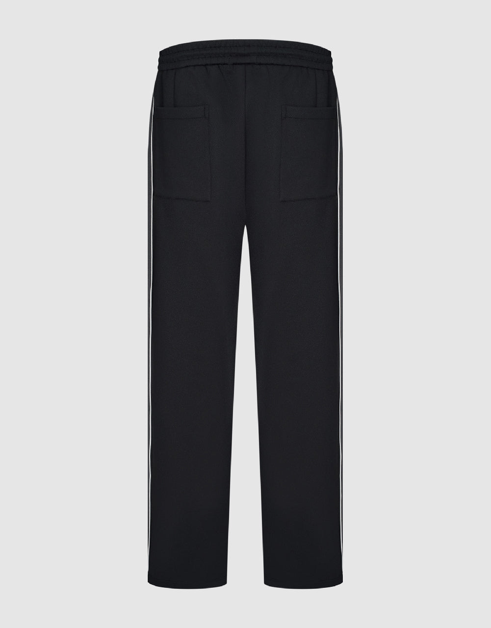 Drawstring Waist Knitted Wide-Leg Pants