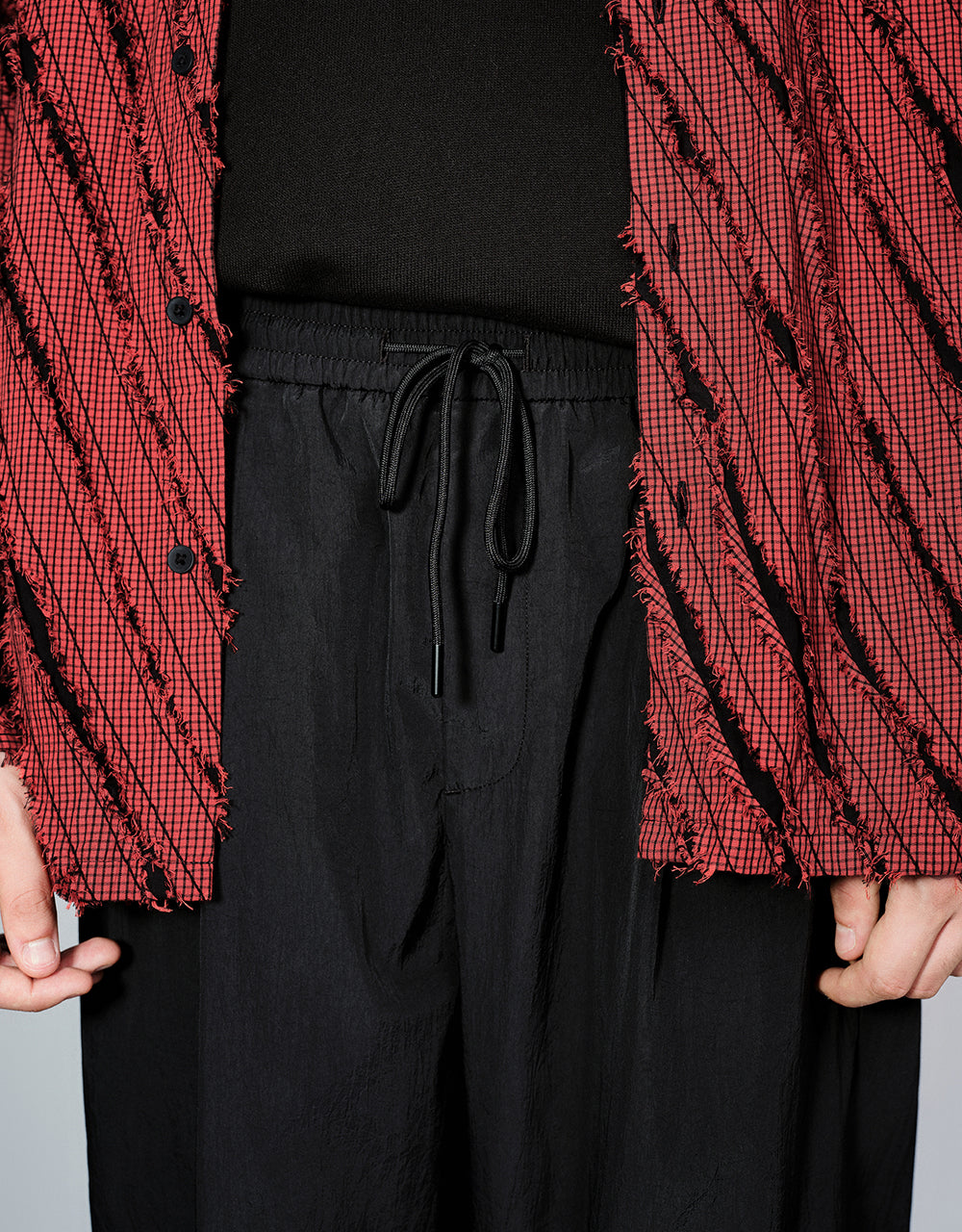 Drawstring Waist Jogger Pants