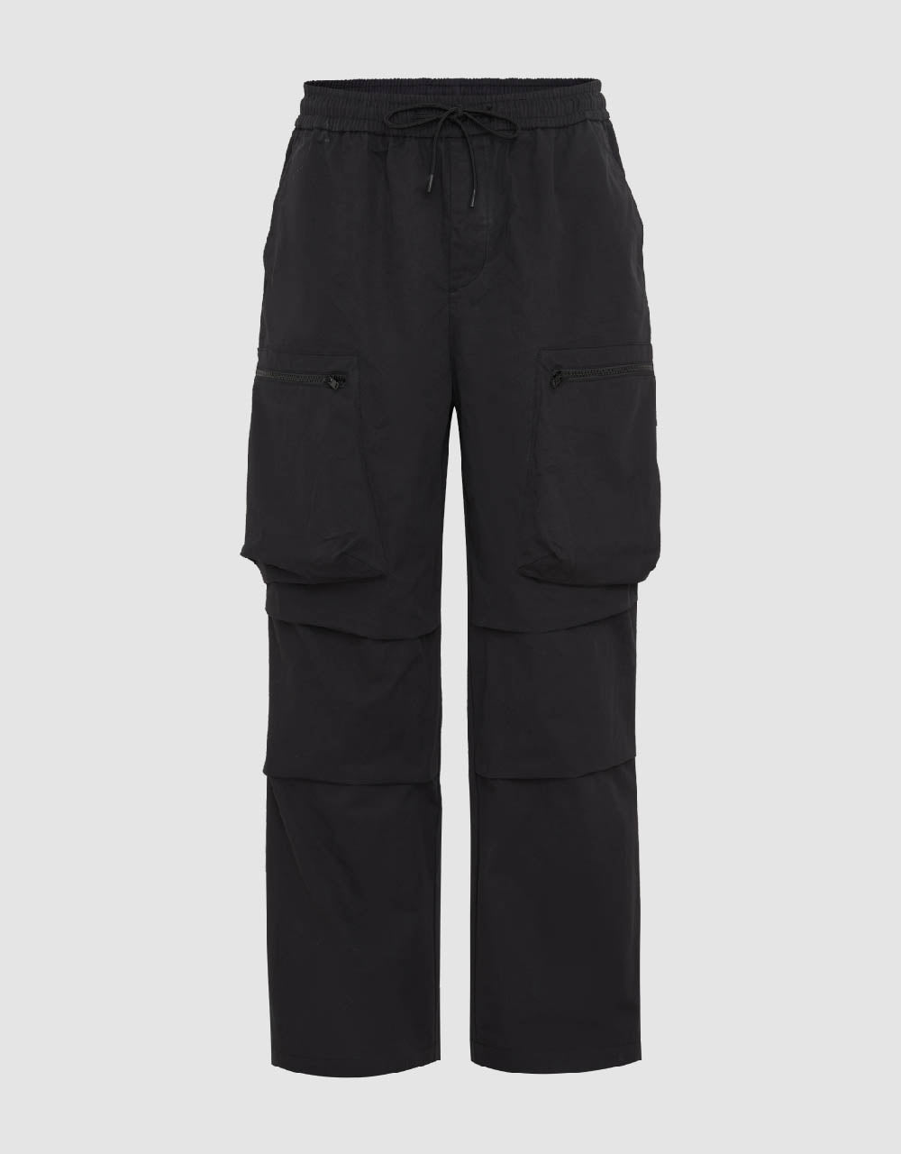 Drawstring Waist Straight Pants