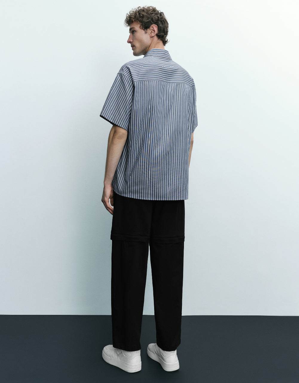 Drawstring Waist Straight Pants
