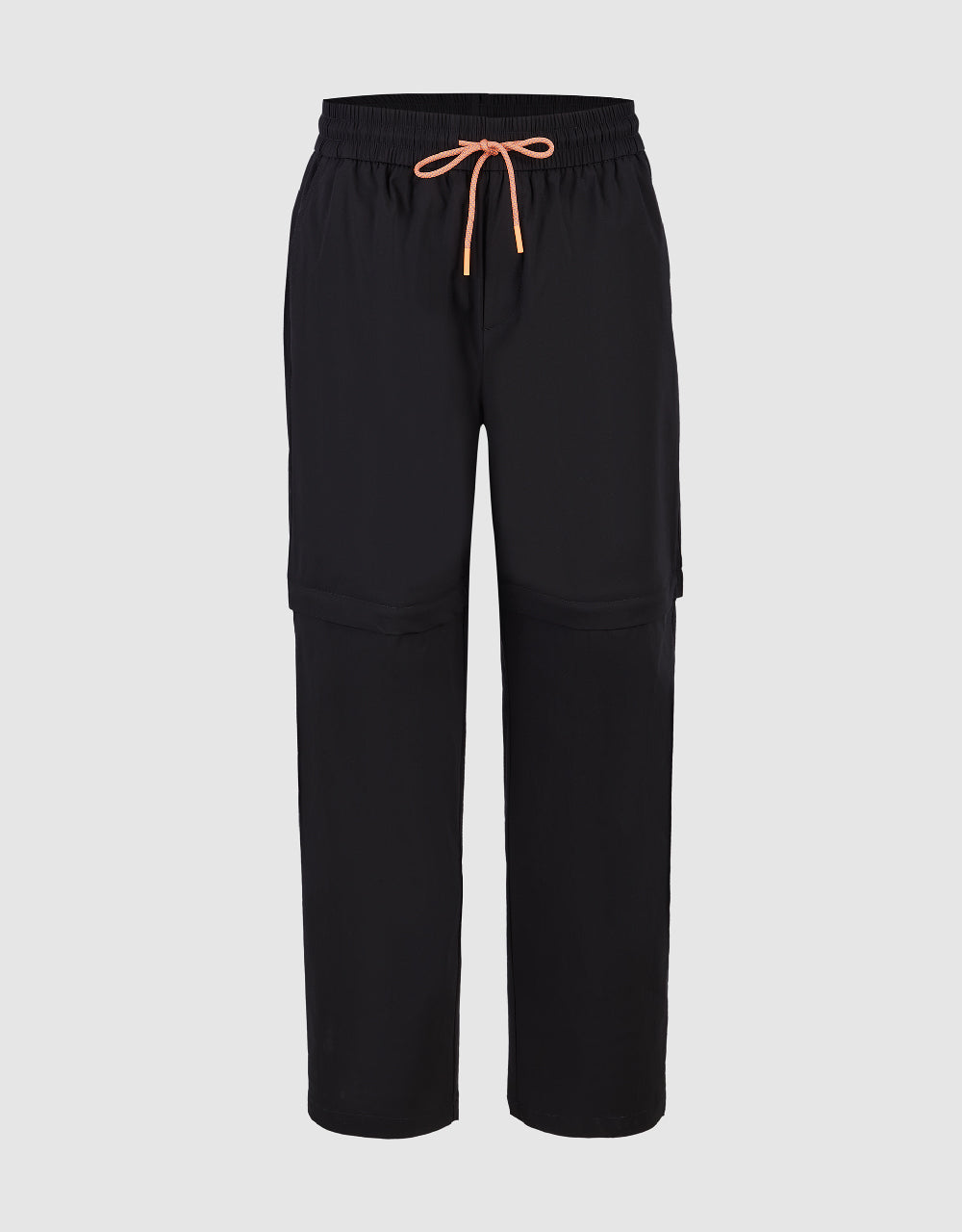 Drawstring Waist Straight Pants