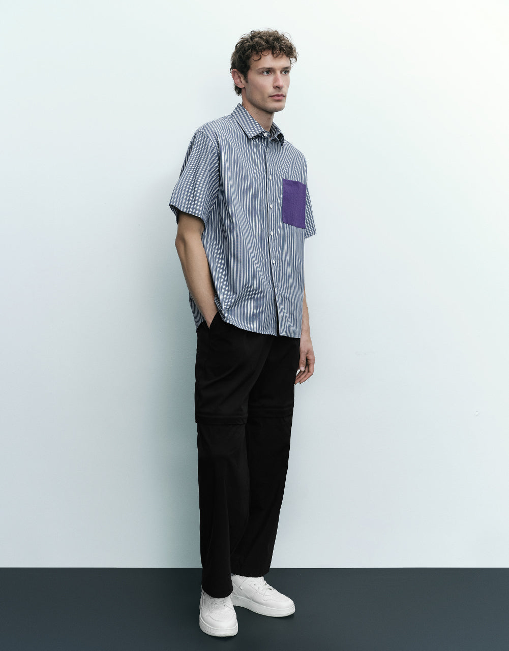 Drawstring Waist Straight Pants