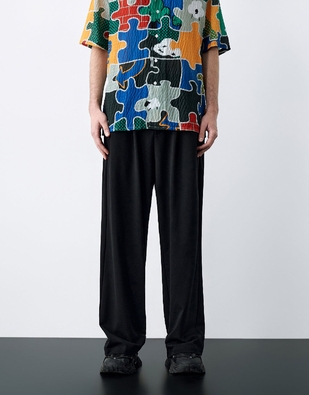Knitted Straight Pants