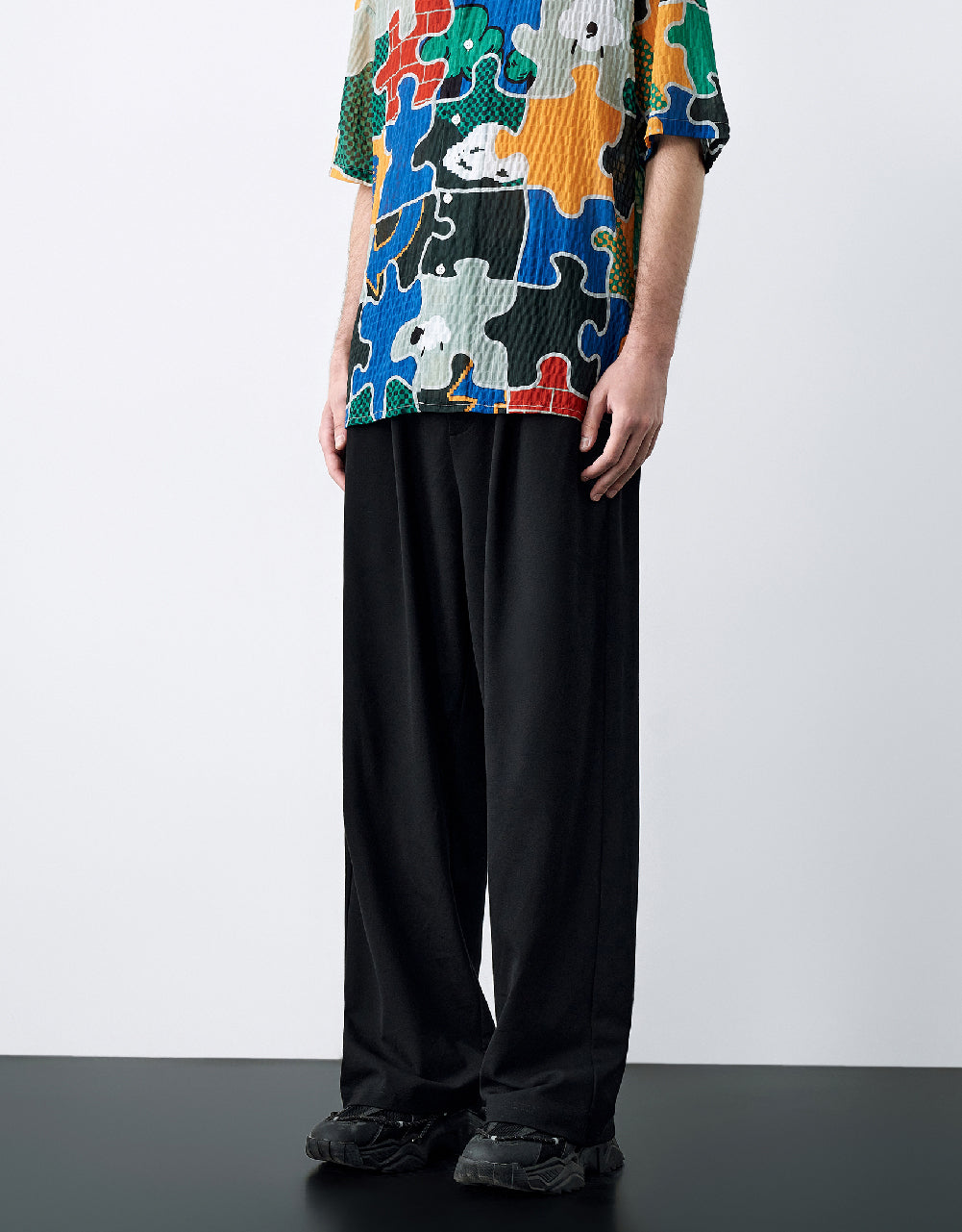 Knitted Straight Pants