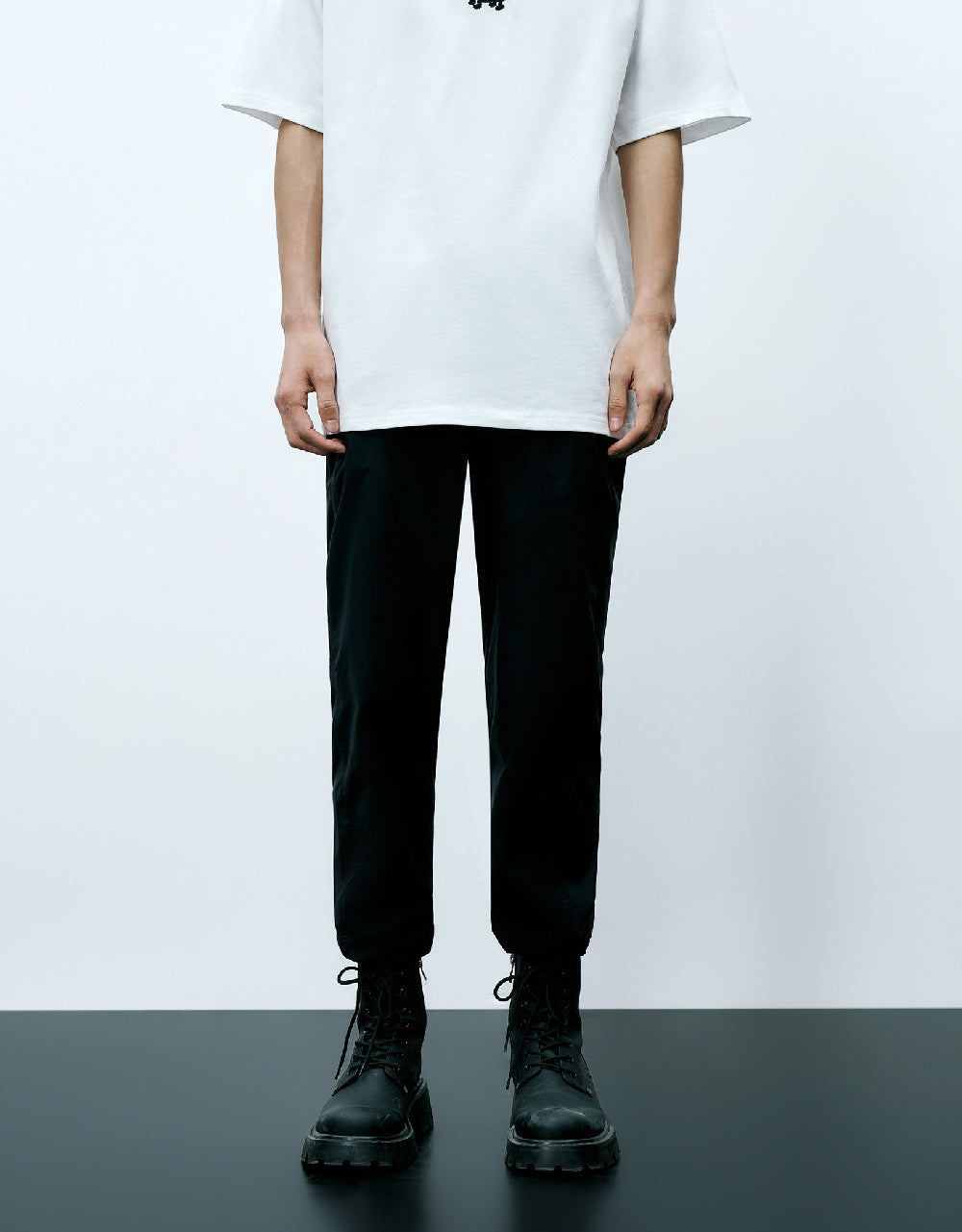 Drawstring Waist Jogger Pants