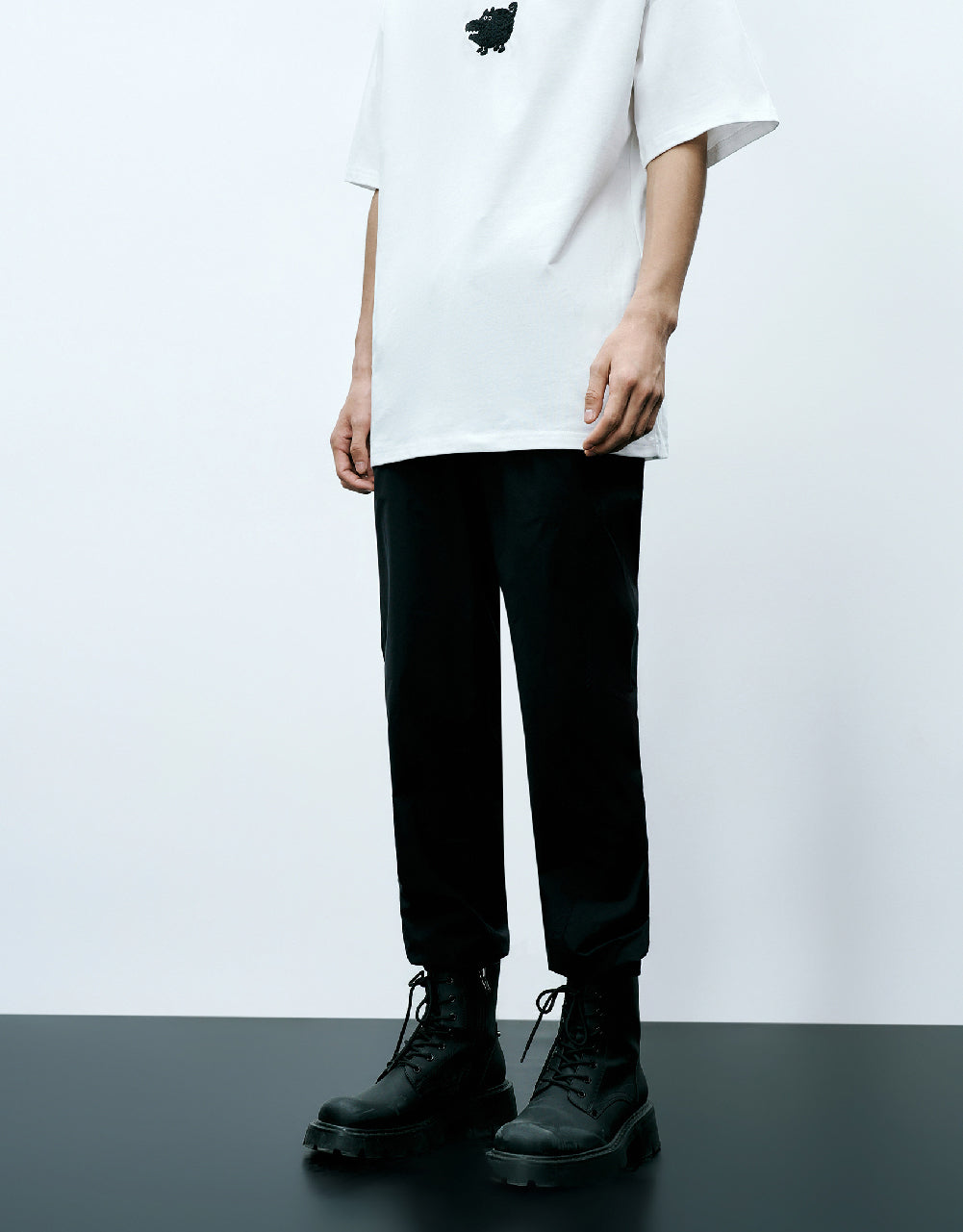Drawstring Waist Jogger Pants