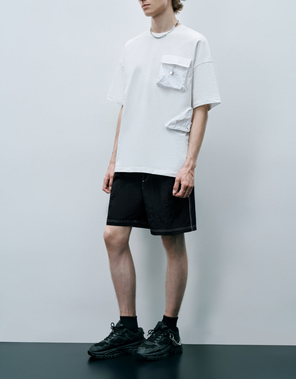 Drawstring Waist Shorts