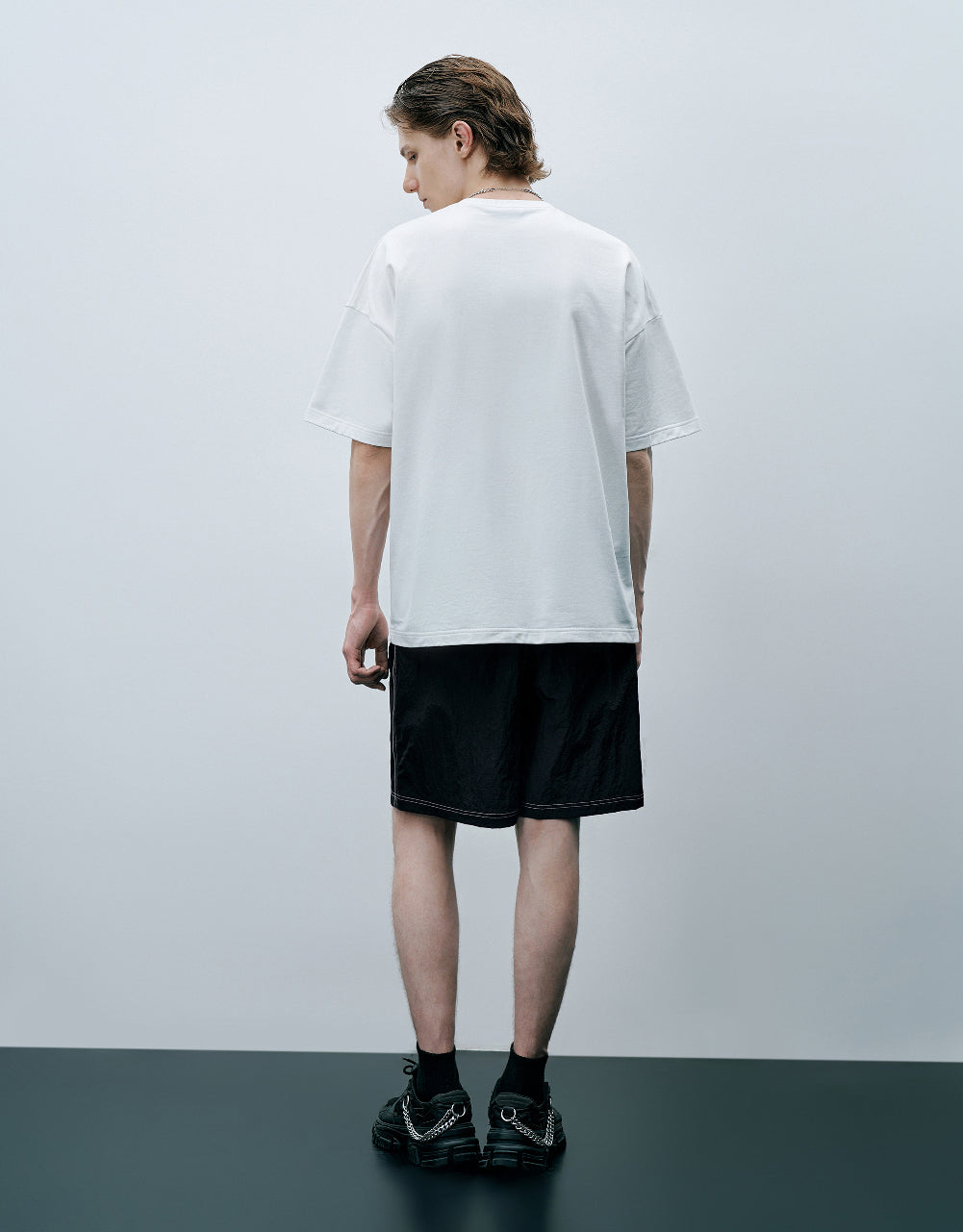 Drawstring Waist Shorts