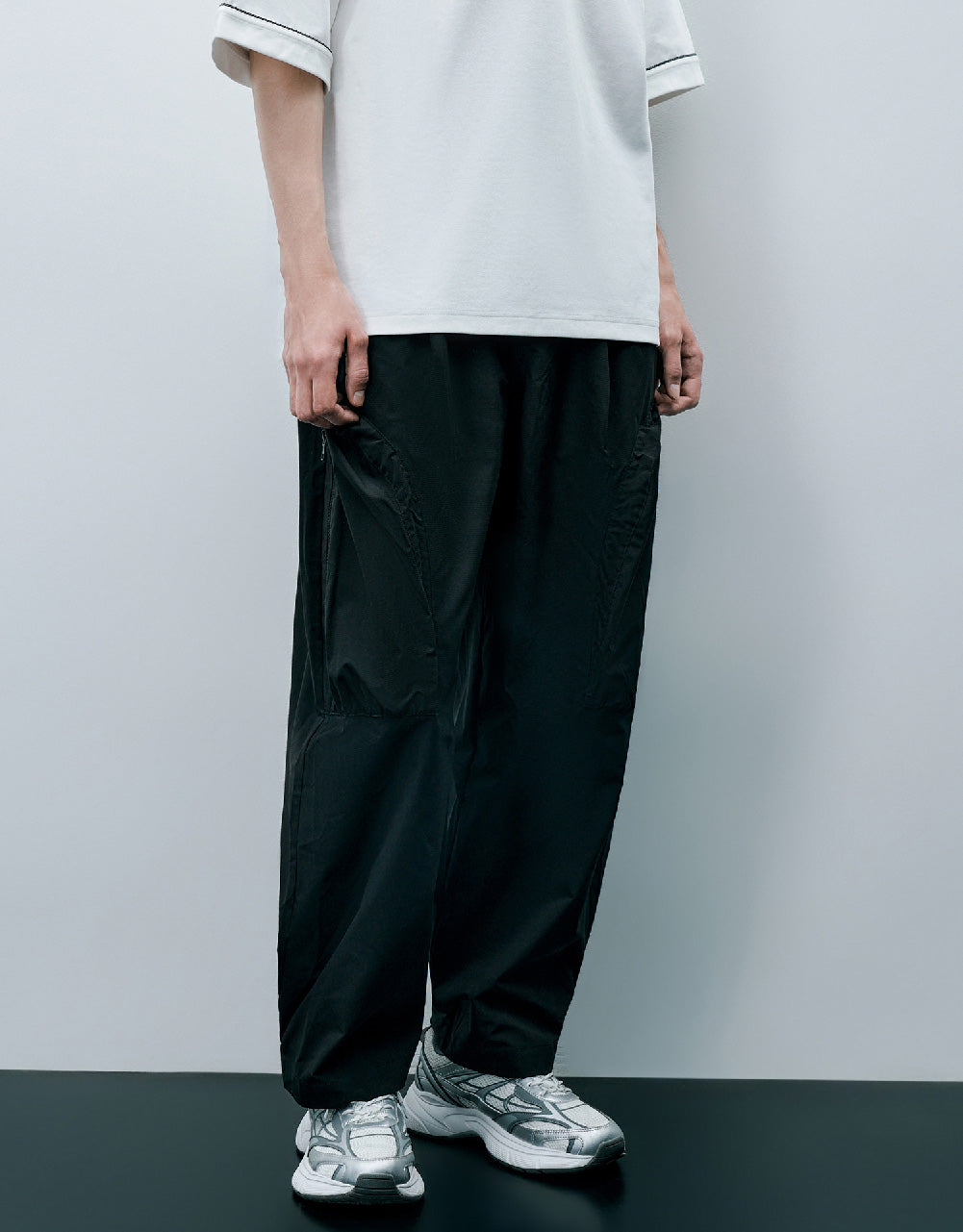Multi-Pocket Straight Pants
