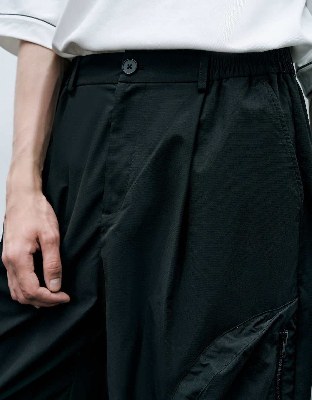 Multi-Pocket Straight Pants
