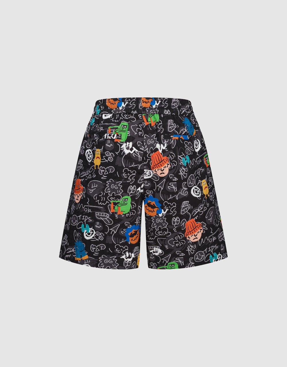 Graffiti Printed Shorts