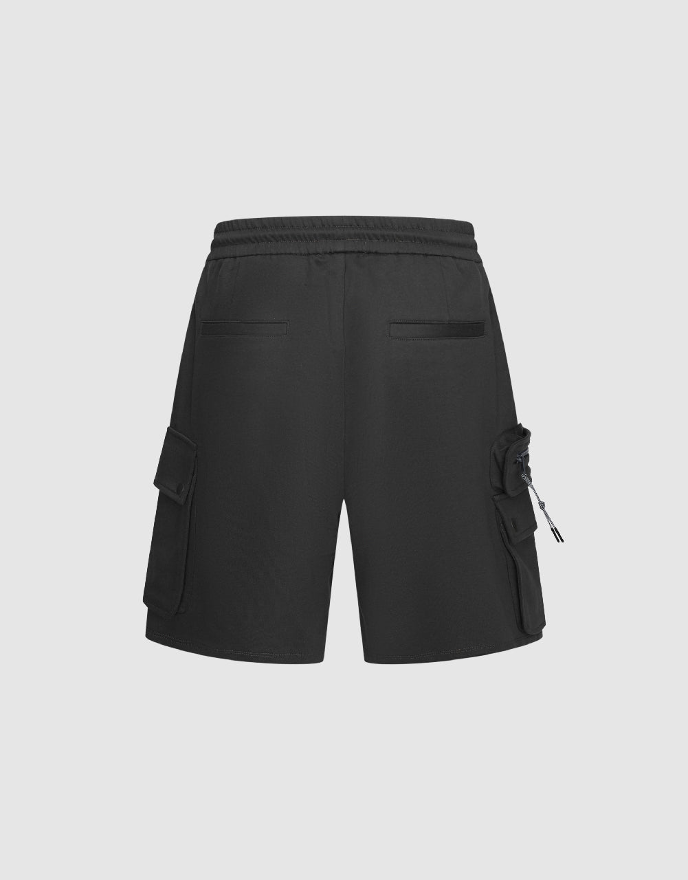 Drawstring Waist Shorts With Pockets