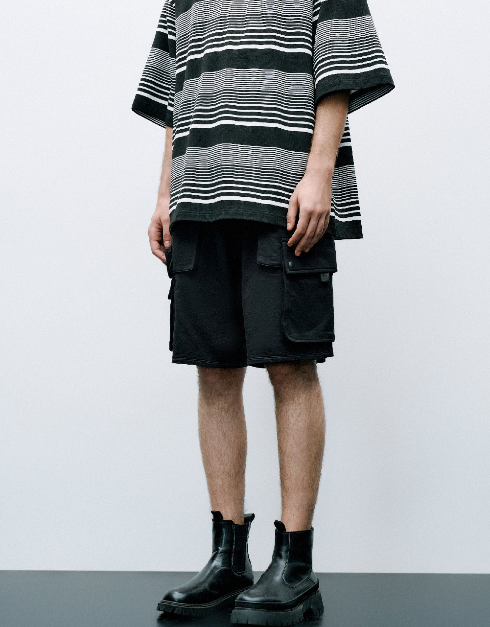 Drawstring Waist Shorts With Pockets