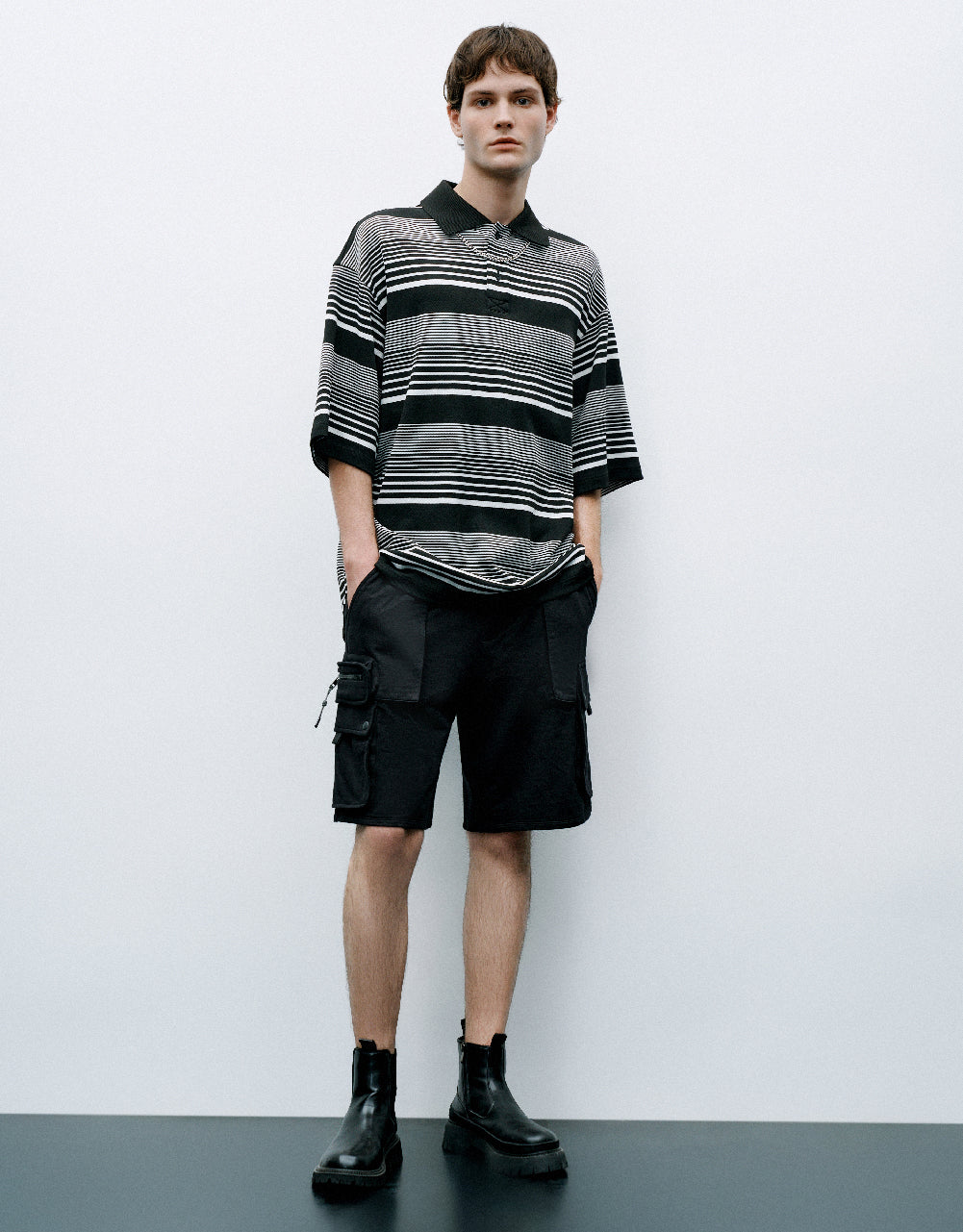 Drawstring Waist Shorts With Pockets
