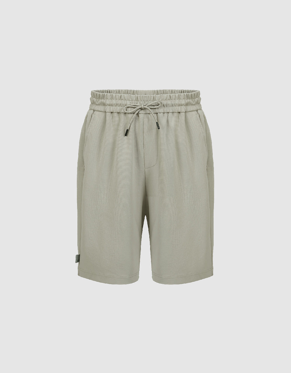 Elastic Waist Knitted Shorts