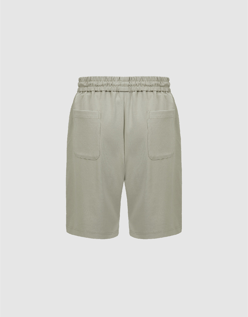 Elastic Waist Knitted Shorts