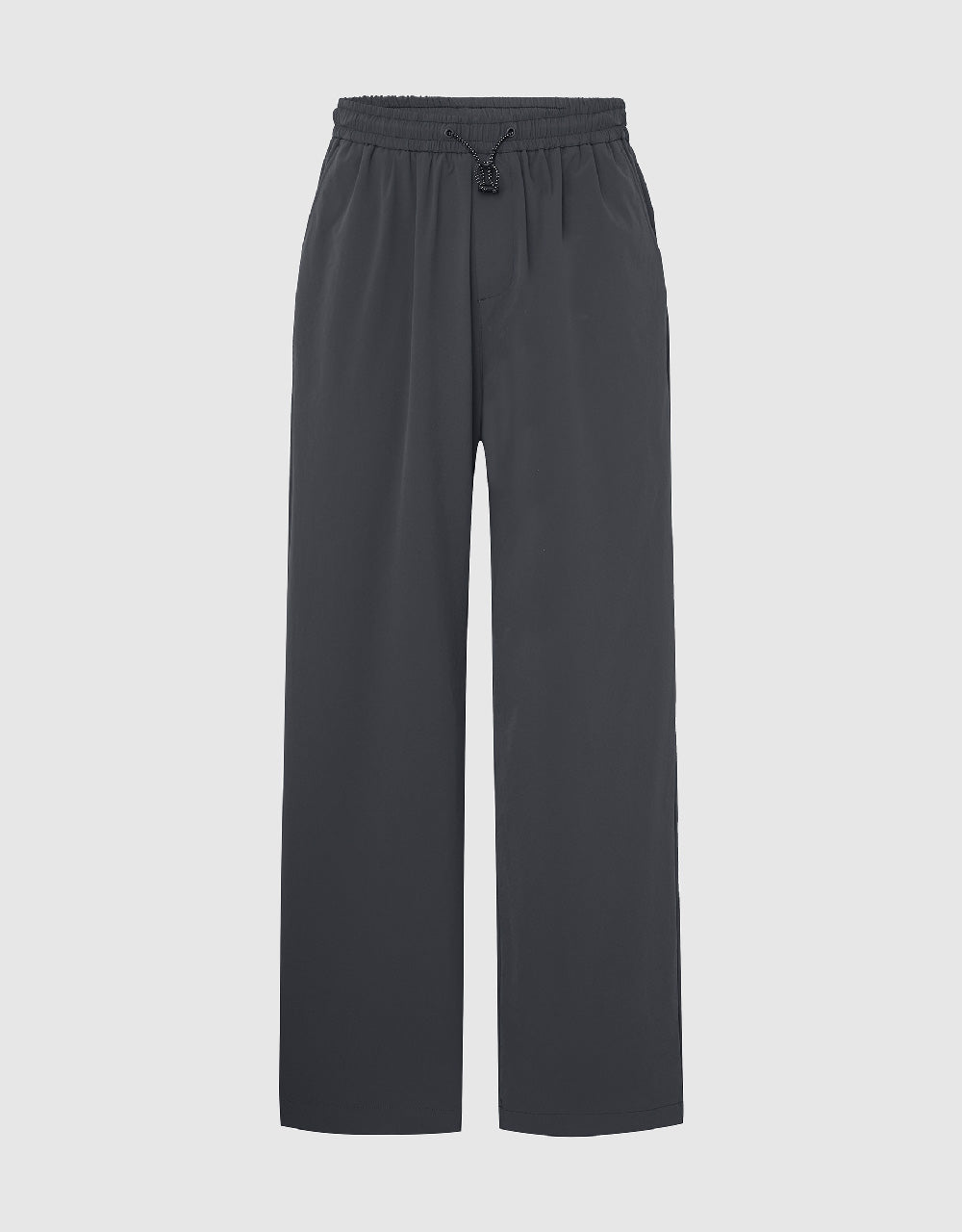 Drawstring Waist Straight Pants