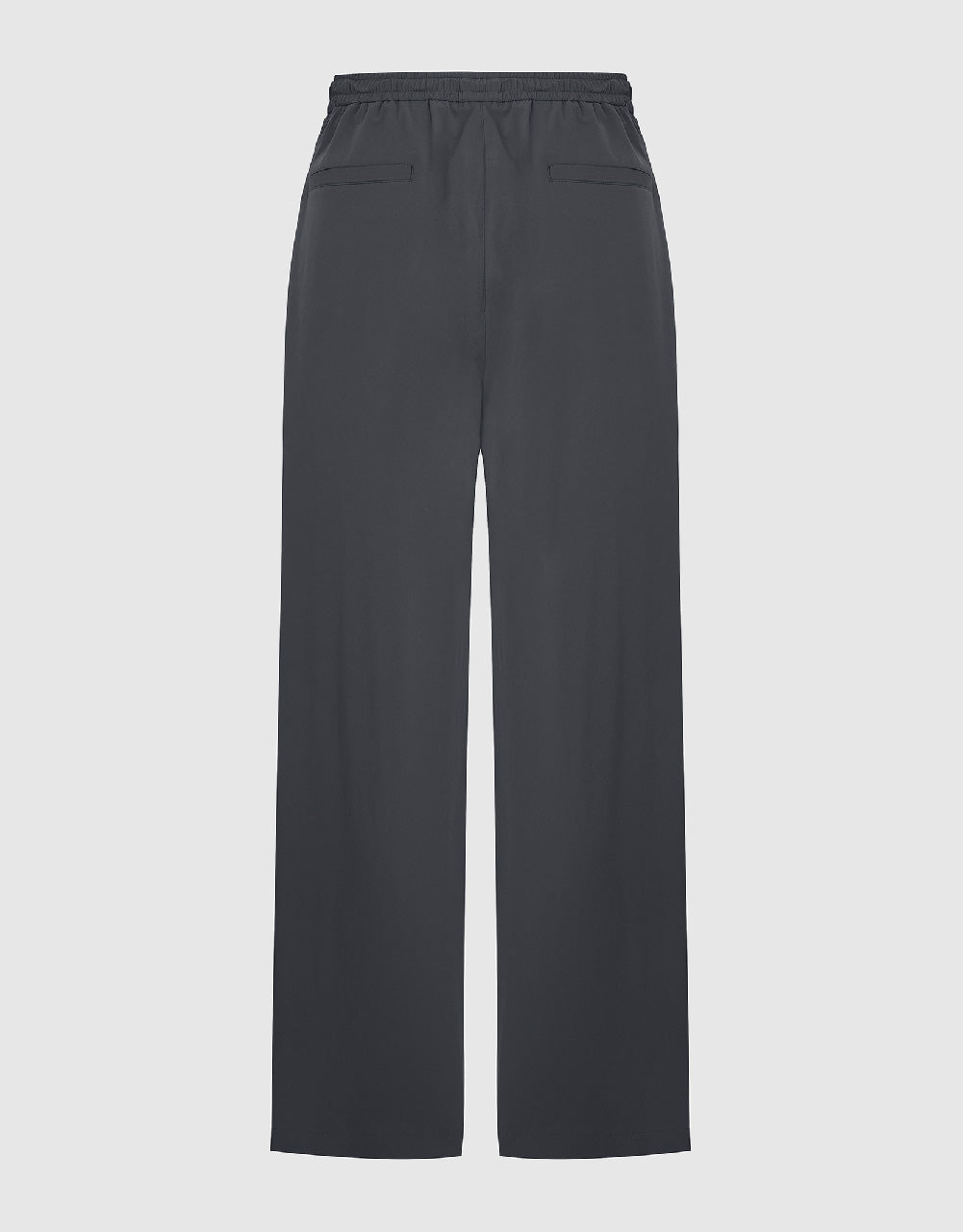 Drawstring Waist Straight Pants
