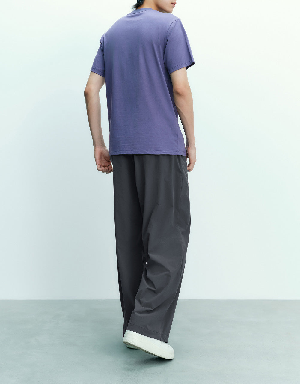 Drawstring Waist Straight Pants