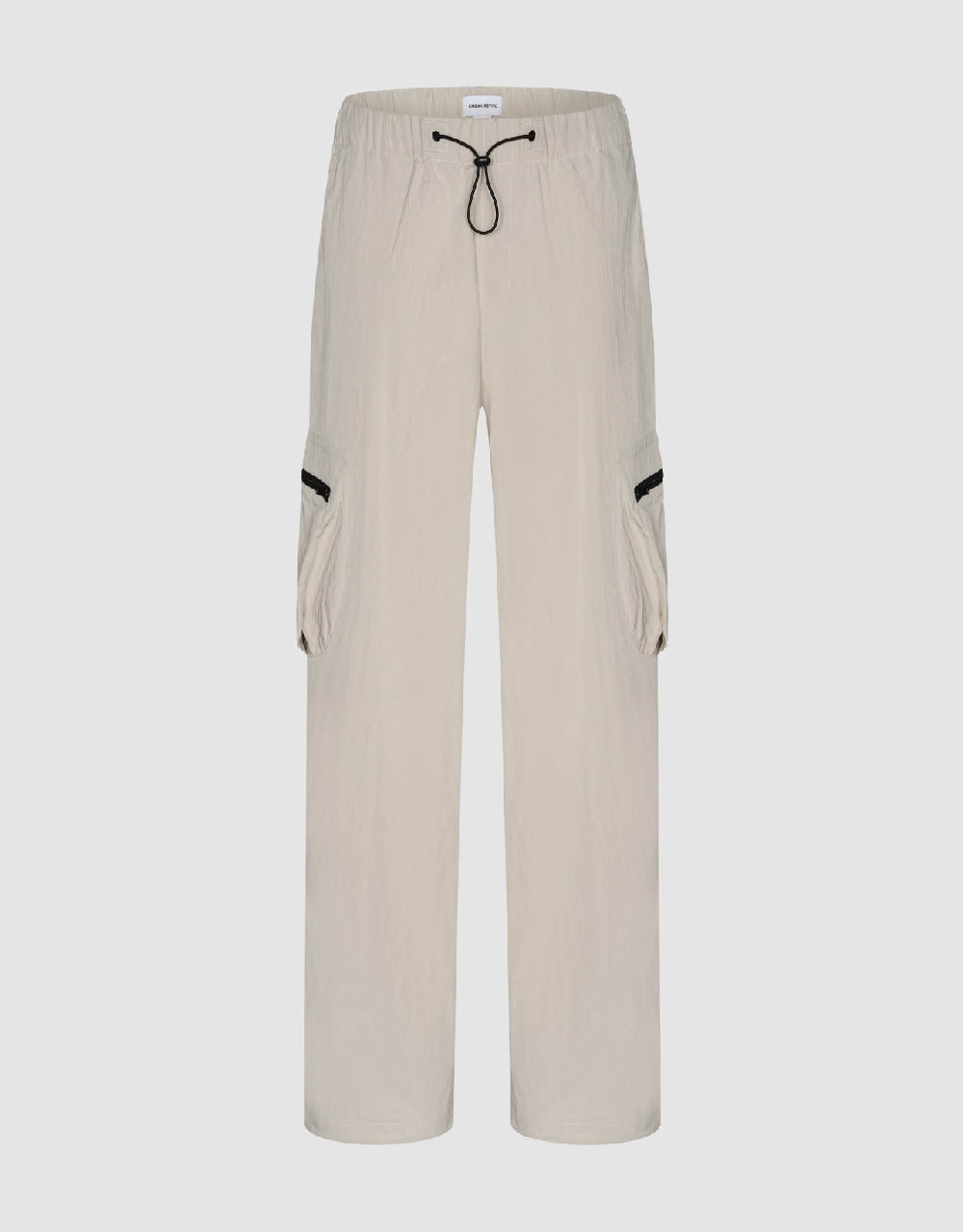 Drawstring Waist Straight Pants