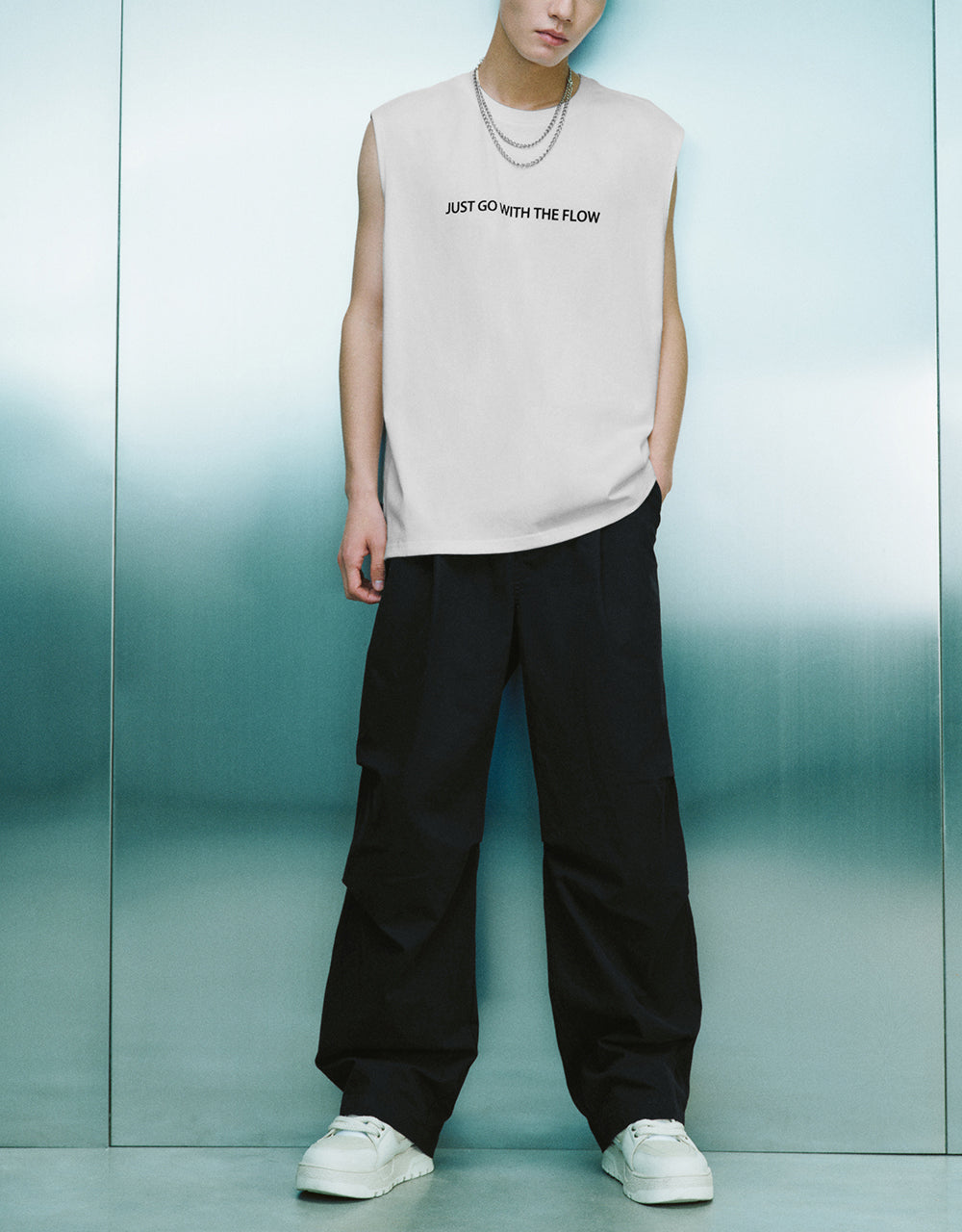 Oversized Wide-Leg Pants