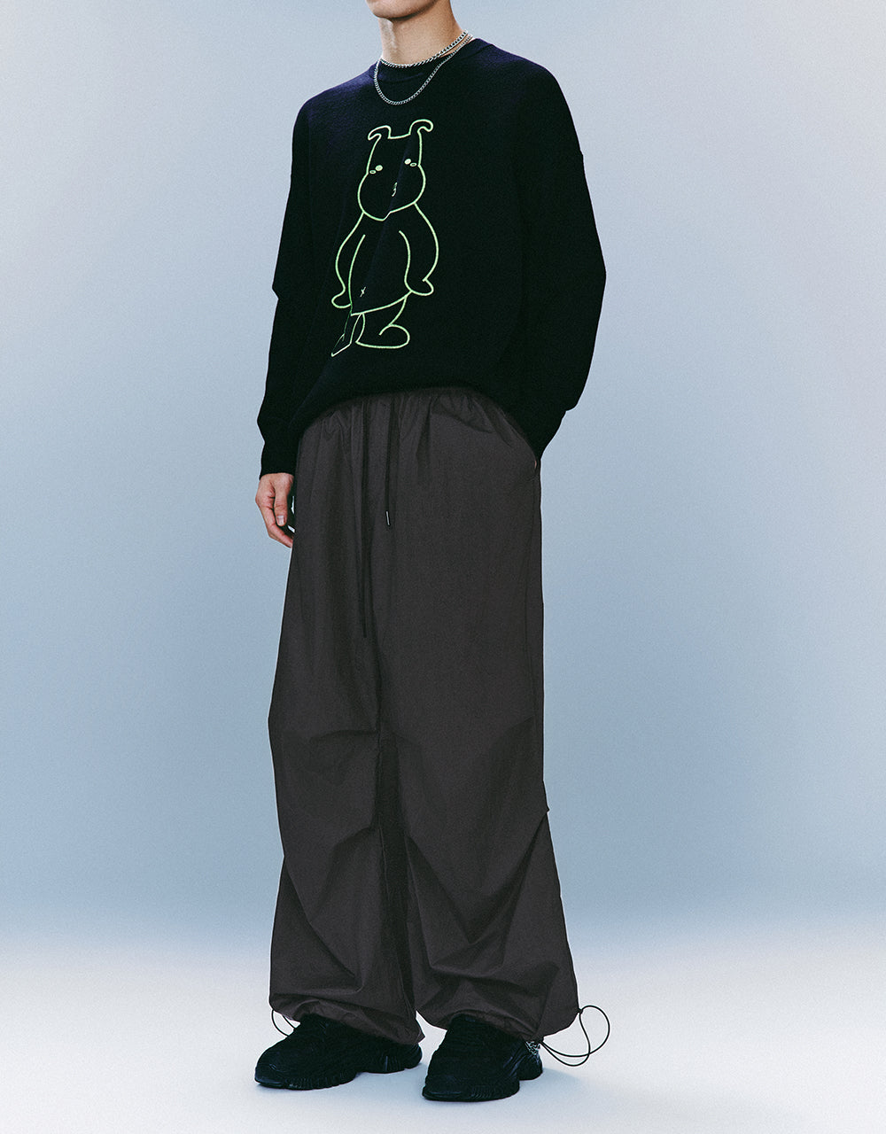Elastic Waist Multi-Pocket Jogger Pants