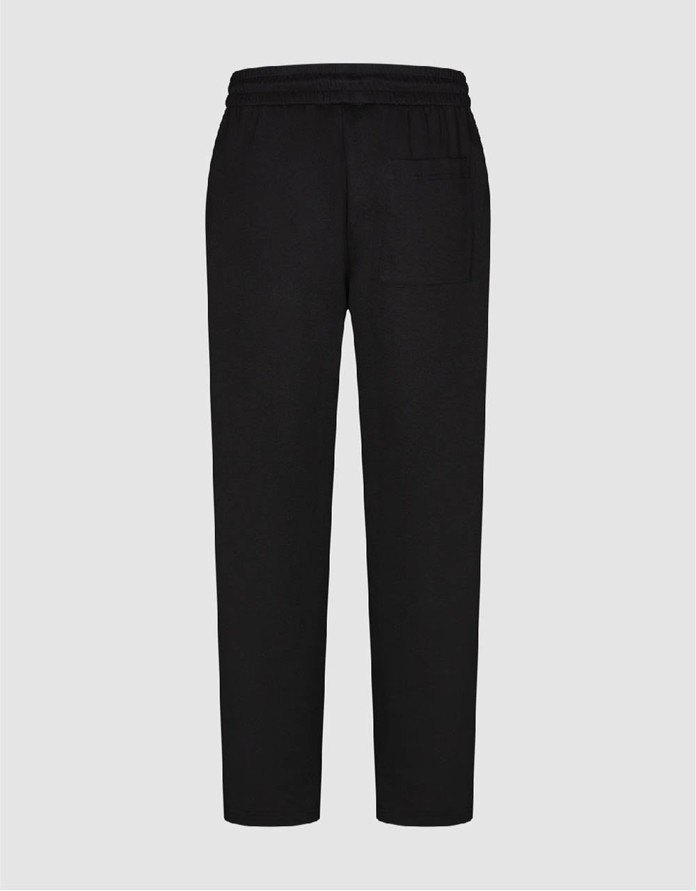 Drawstring Waist Knitted Straight Pants