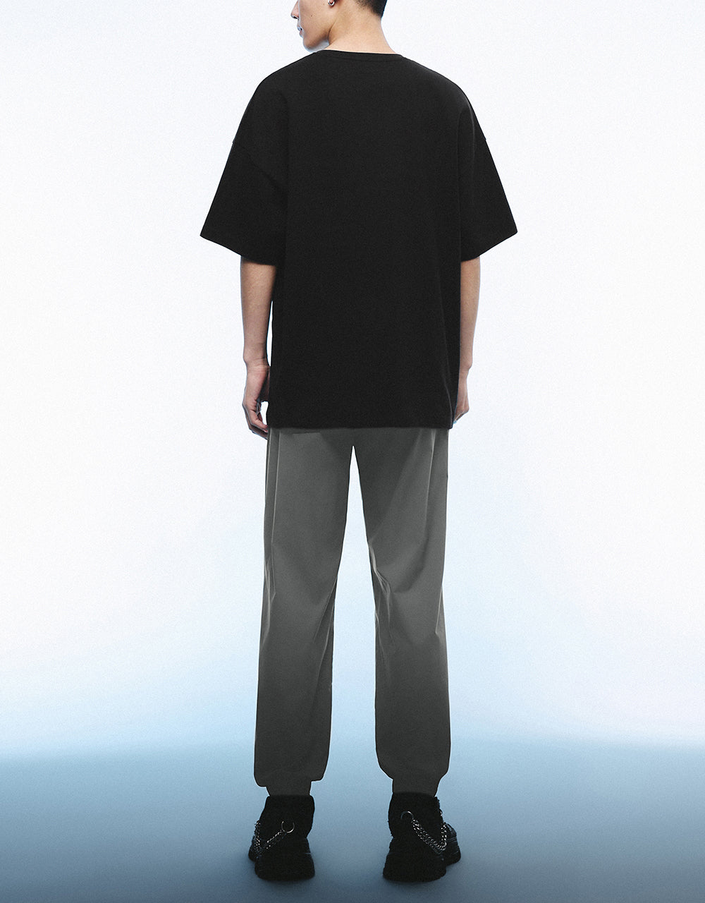 Drawstring Waist Knitted Jogger Pants