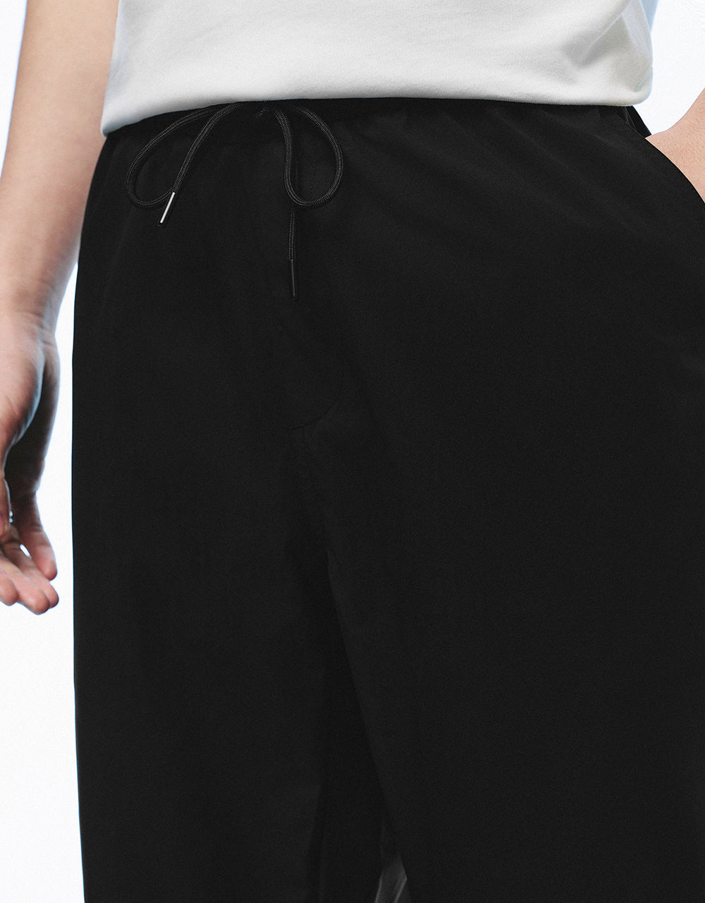 Drawstring Waist Knitted Jogger Pants