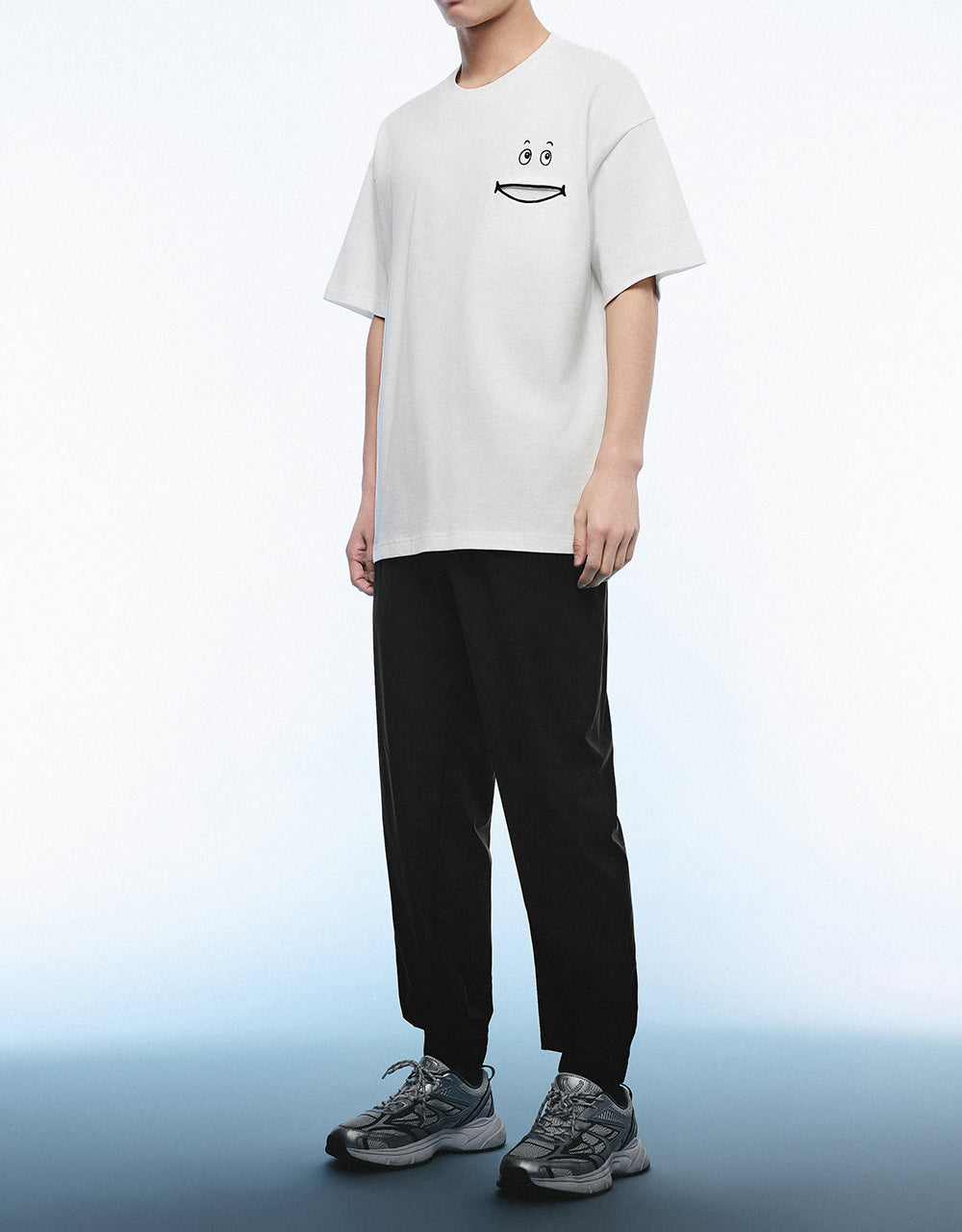 Drawstring Waist Knitted Jogger Pants