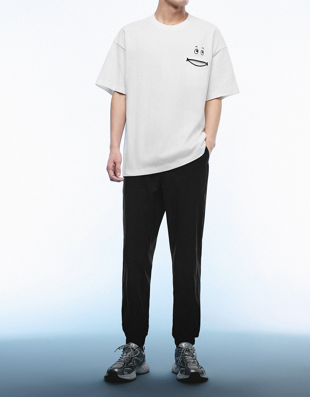 Drawstring Waist Knitted Jogger Pants