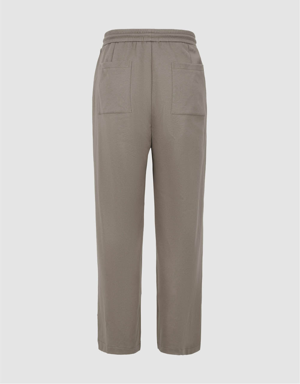 Drawstring Waist Wide-Leg Pants