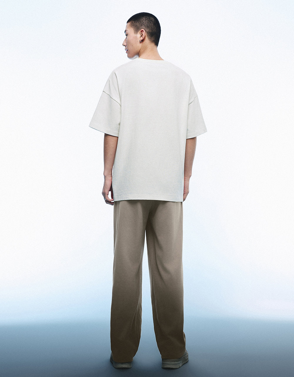 Drawstring Waist Wide-Leg Pants