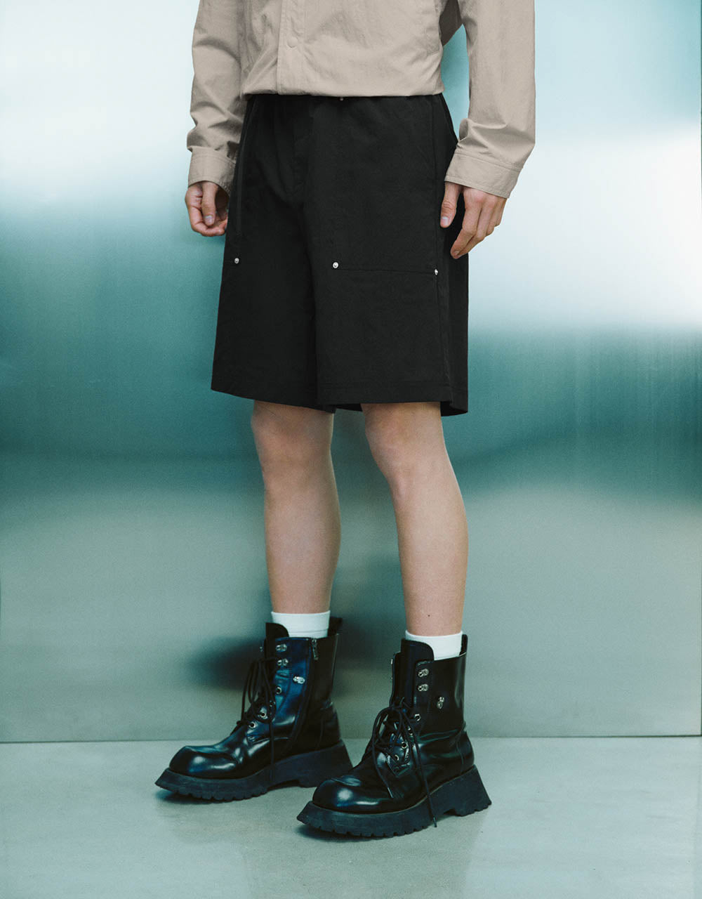 Loose Shorts With Belt
