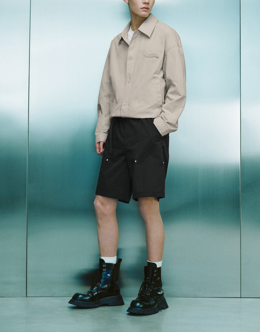 Loose Shorts With Belt