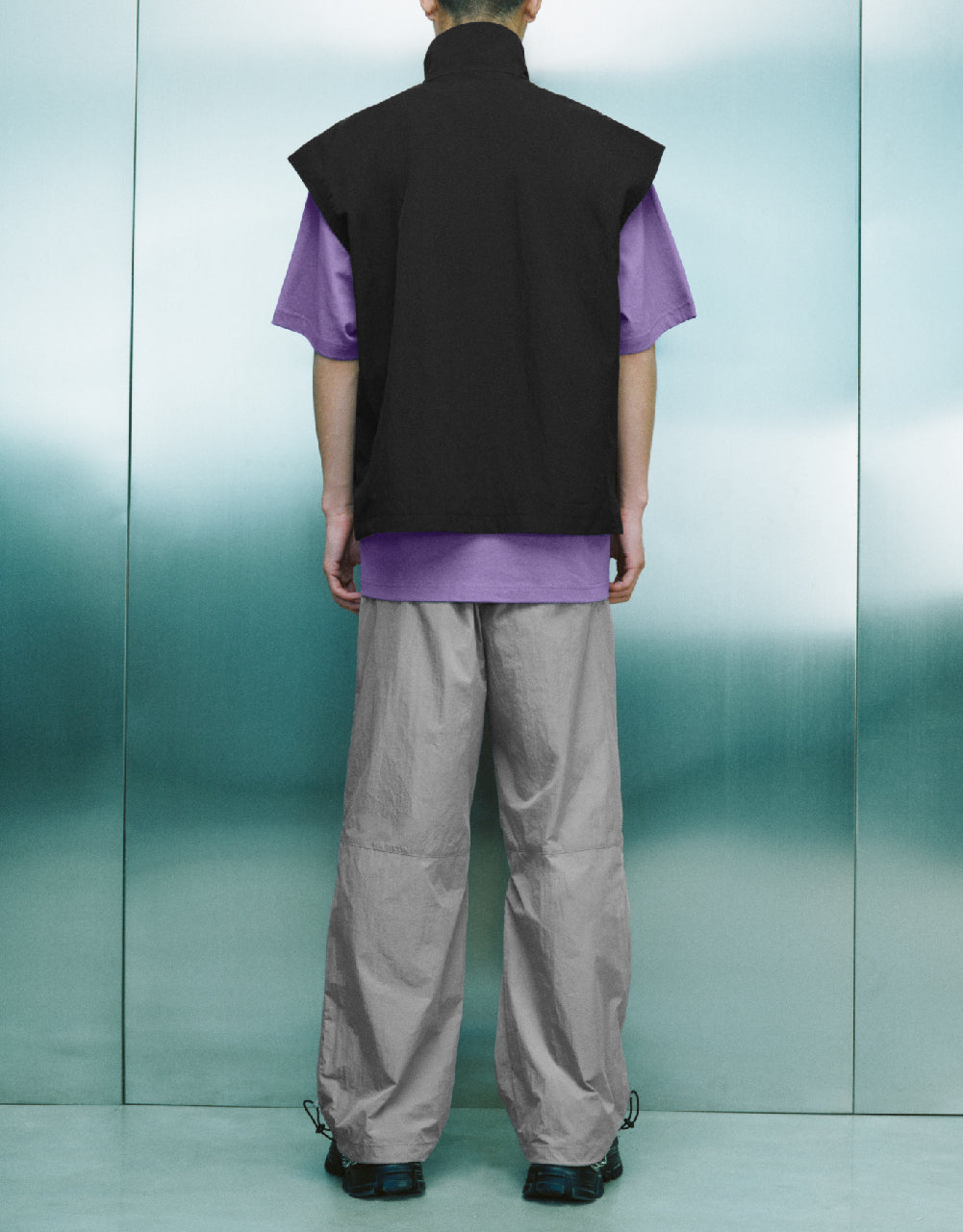 Drawstring Waist Oversized Jogger Pants