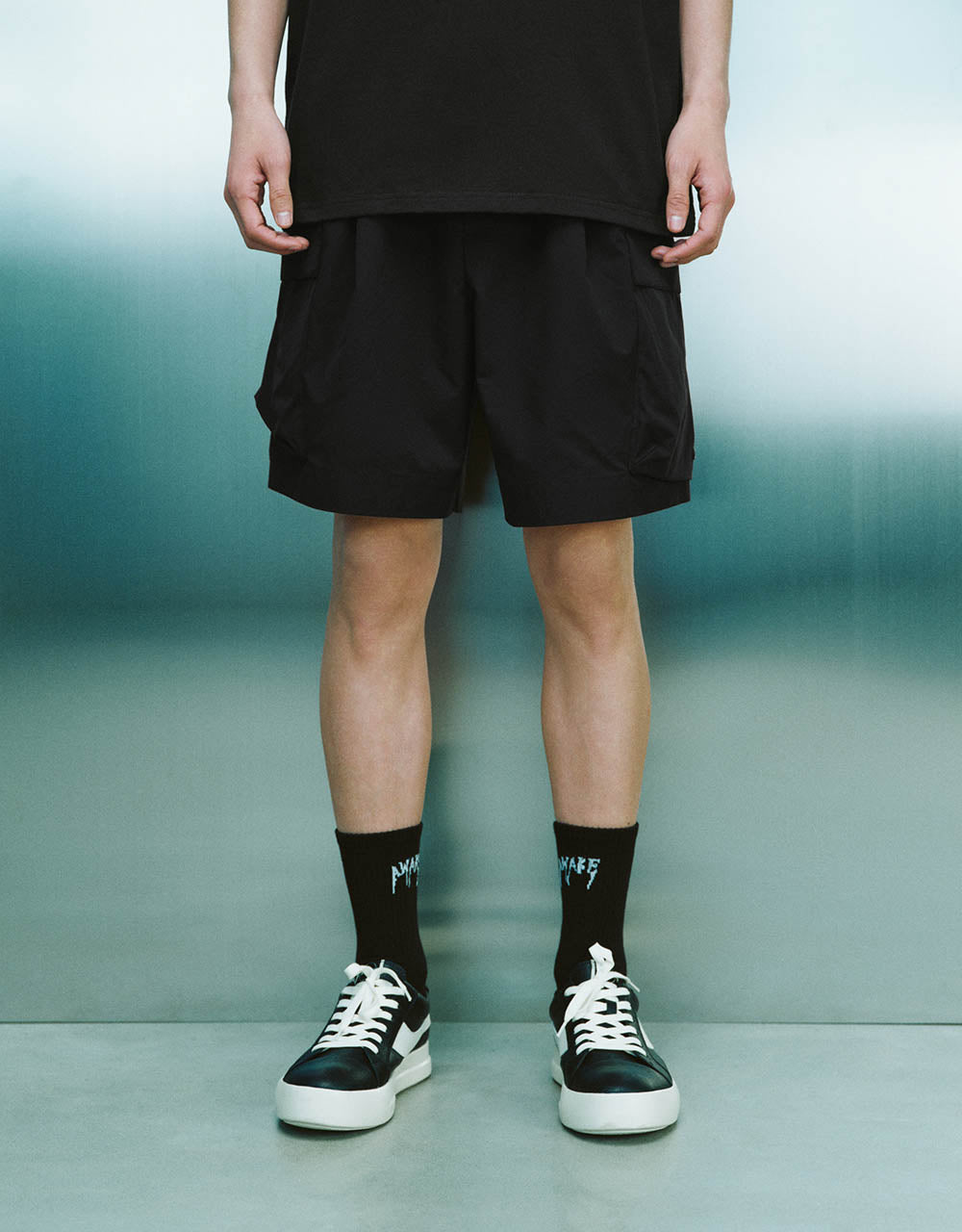 Drawstring Waist Shorts