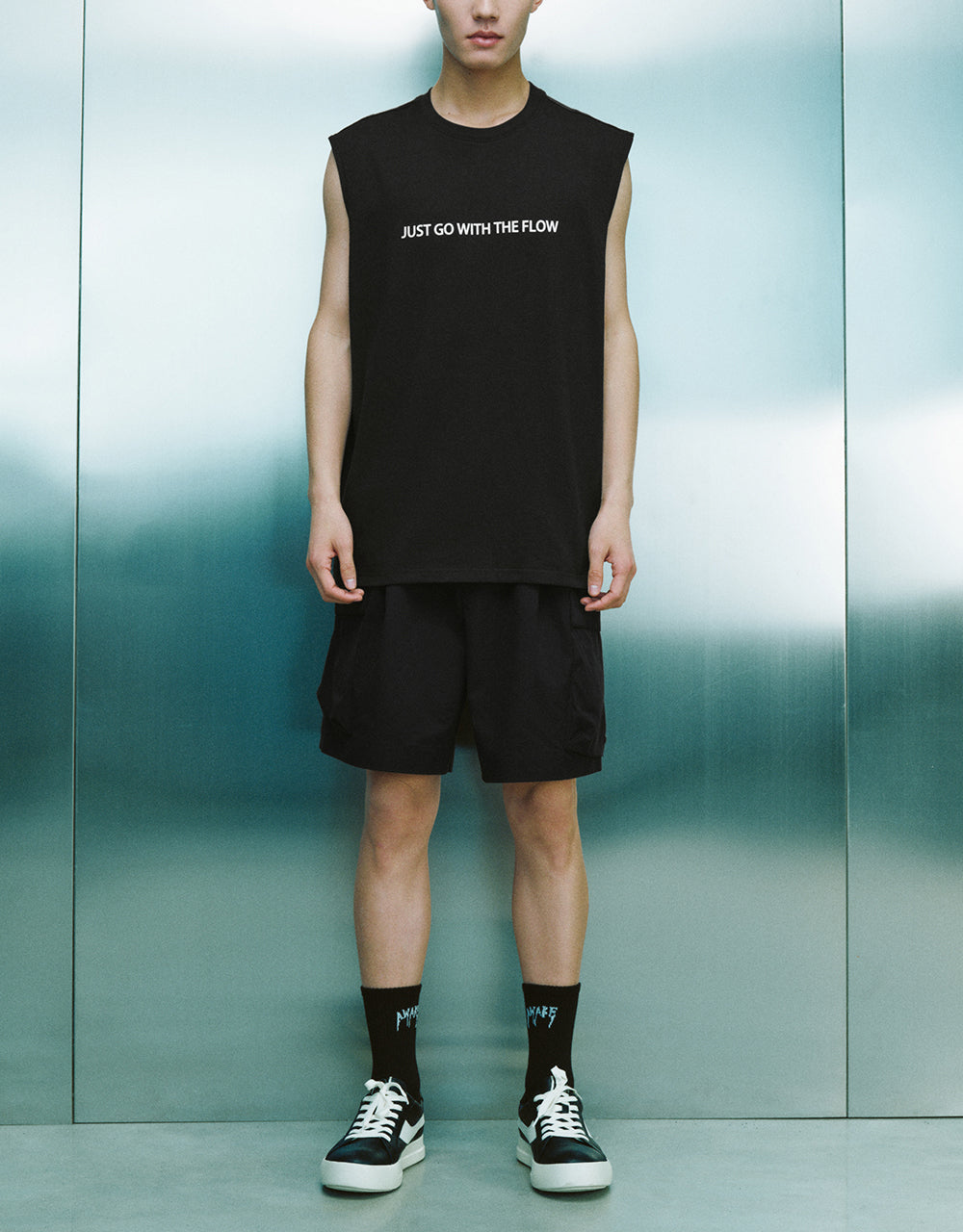 Drawstring Waist Shorts