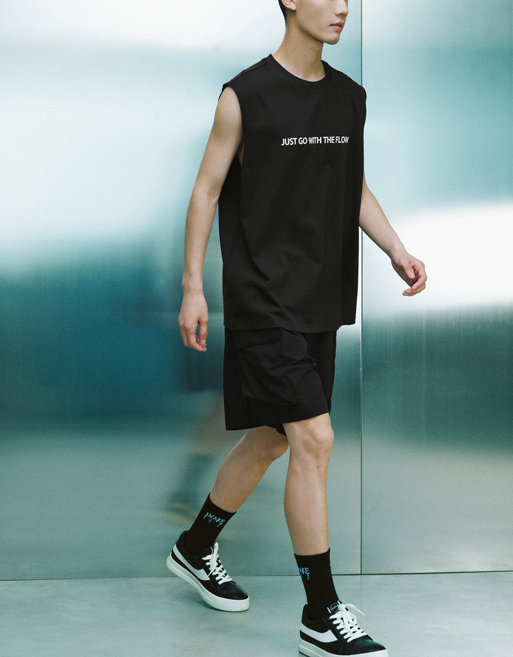 Drawstring Waist Shorts