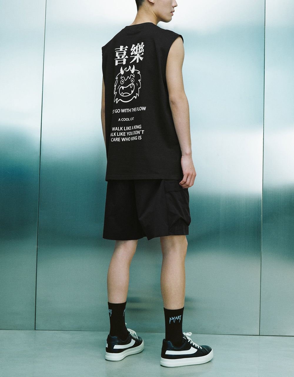 Drawstring Waist Shorts