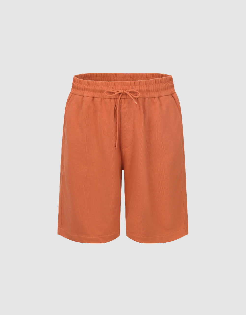 Drawstring Waist Loose Shorts
