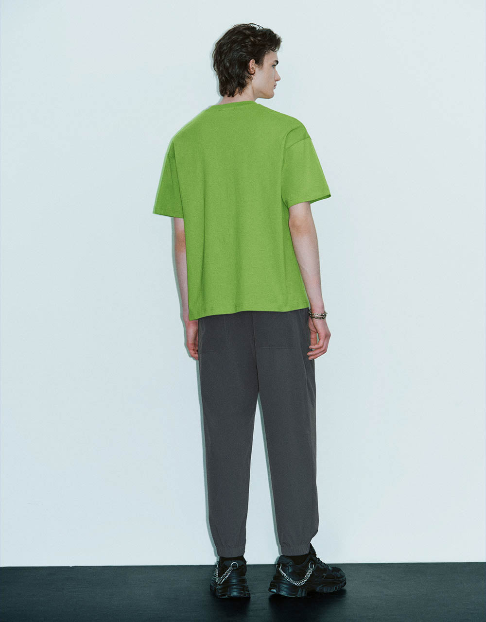 Drawstring Waist Loose Jogger Pants