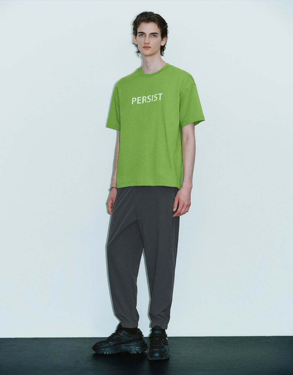 Drawstring Waist Loose Jogger Pants