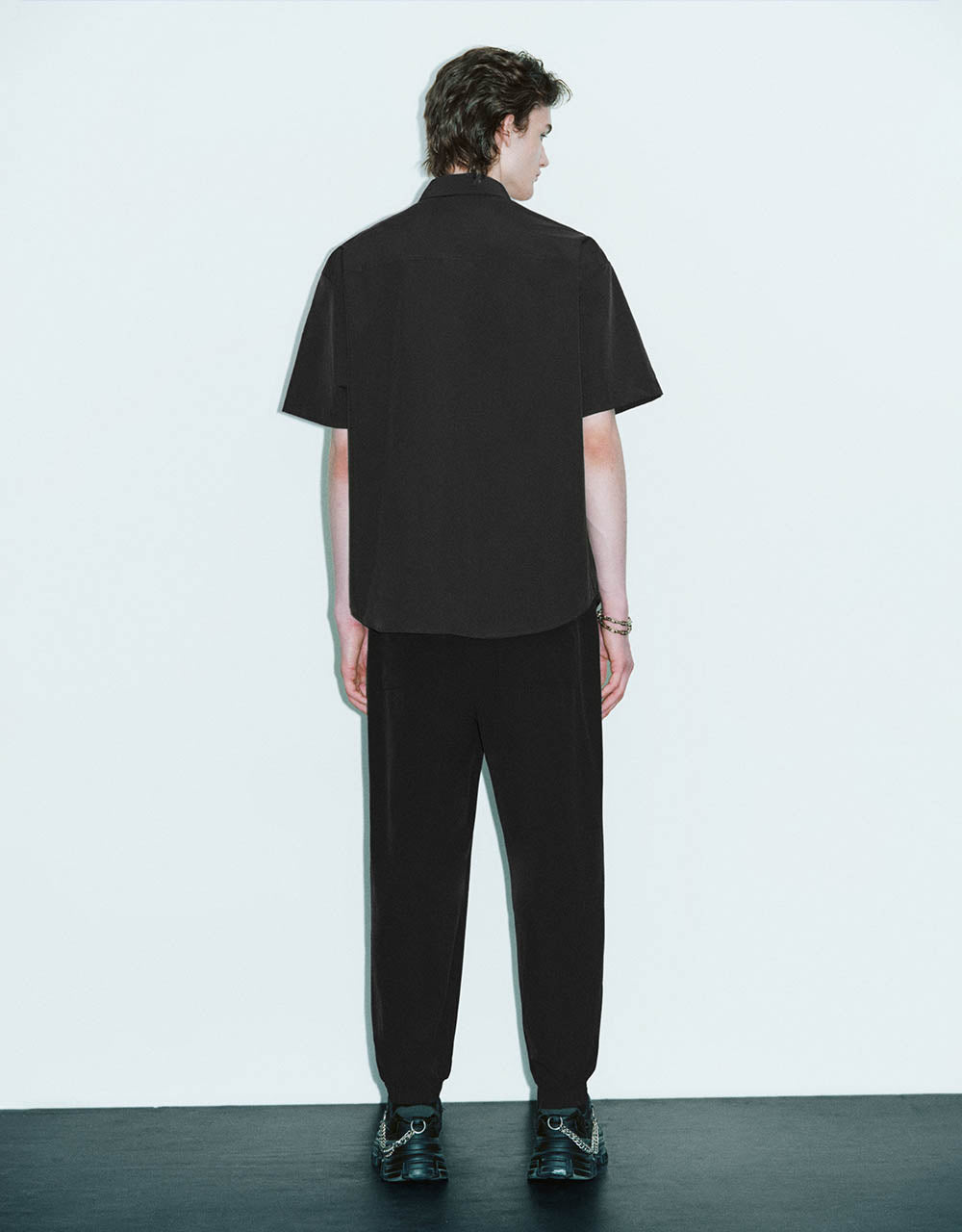 Drawstring Waist Loose Jogger Pants